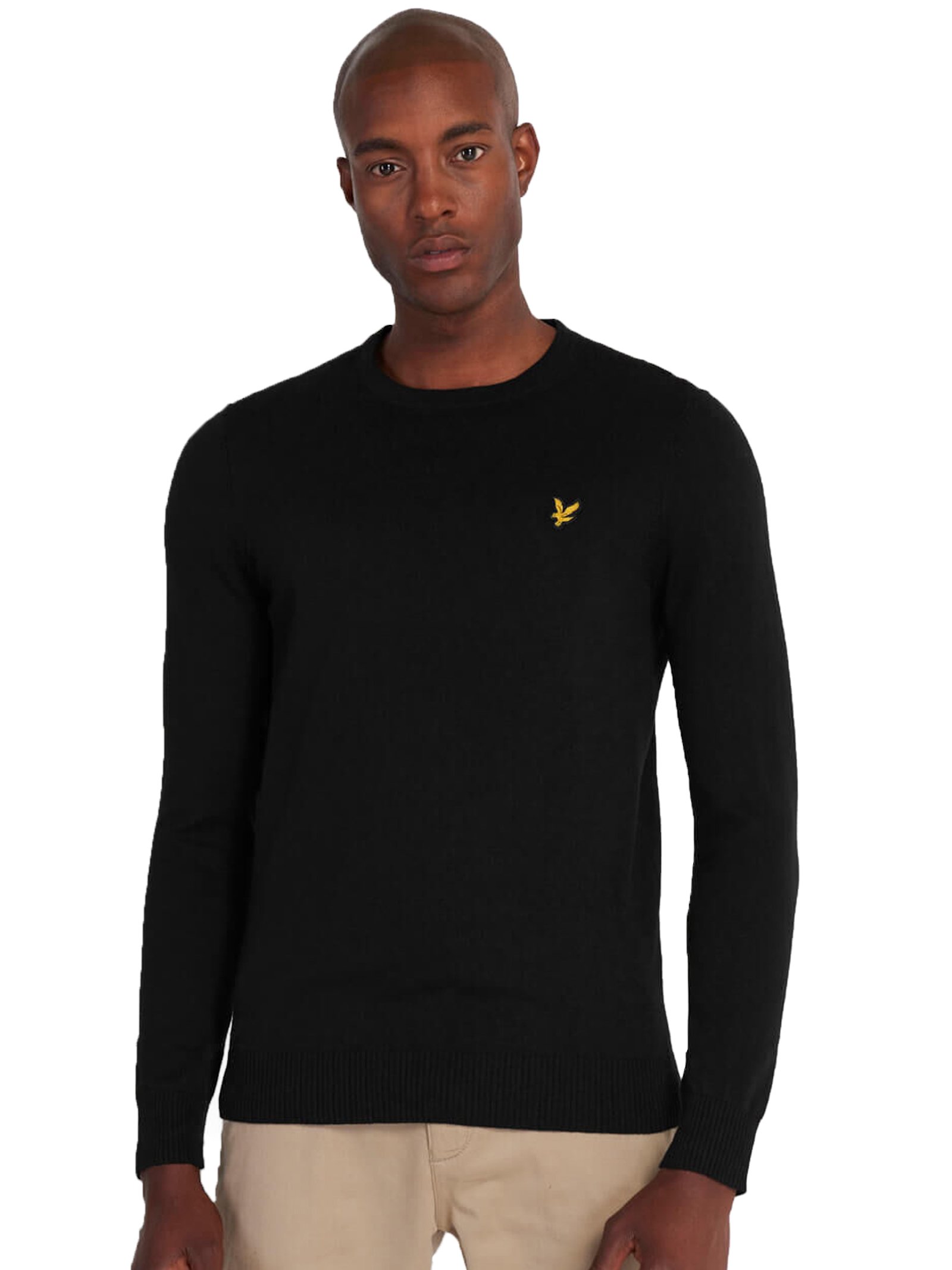 

Свитер LYLE & SCOTT с круглым вырезом, черный