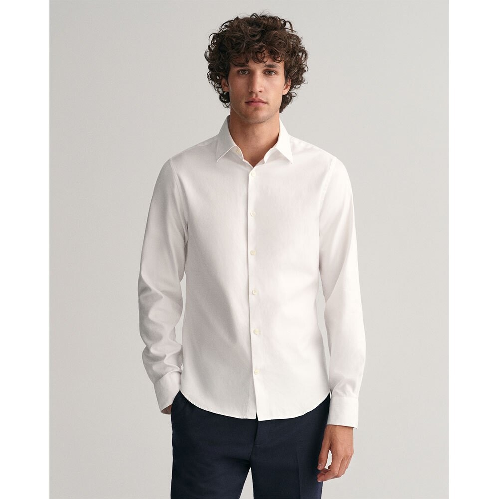 

Рубашка с длинным рукавом Gant Slim Formal Twill, белый