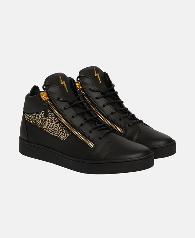 

Кроссовки Giuseppe Zanotti Design, цвет Caviar Black