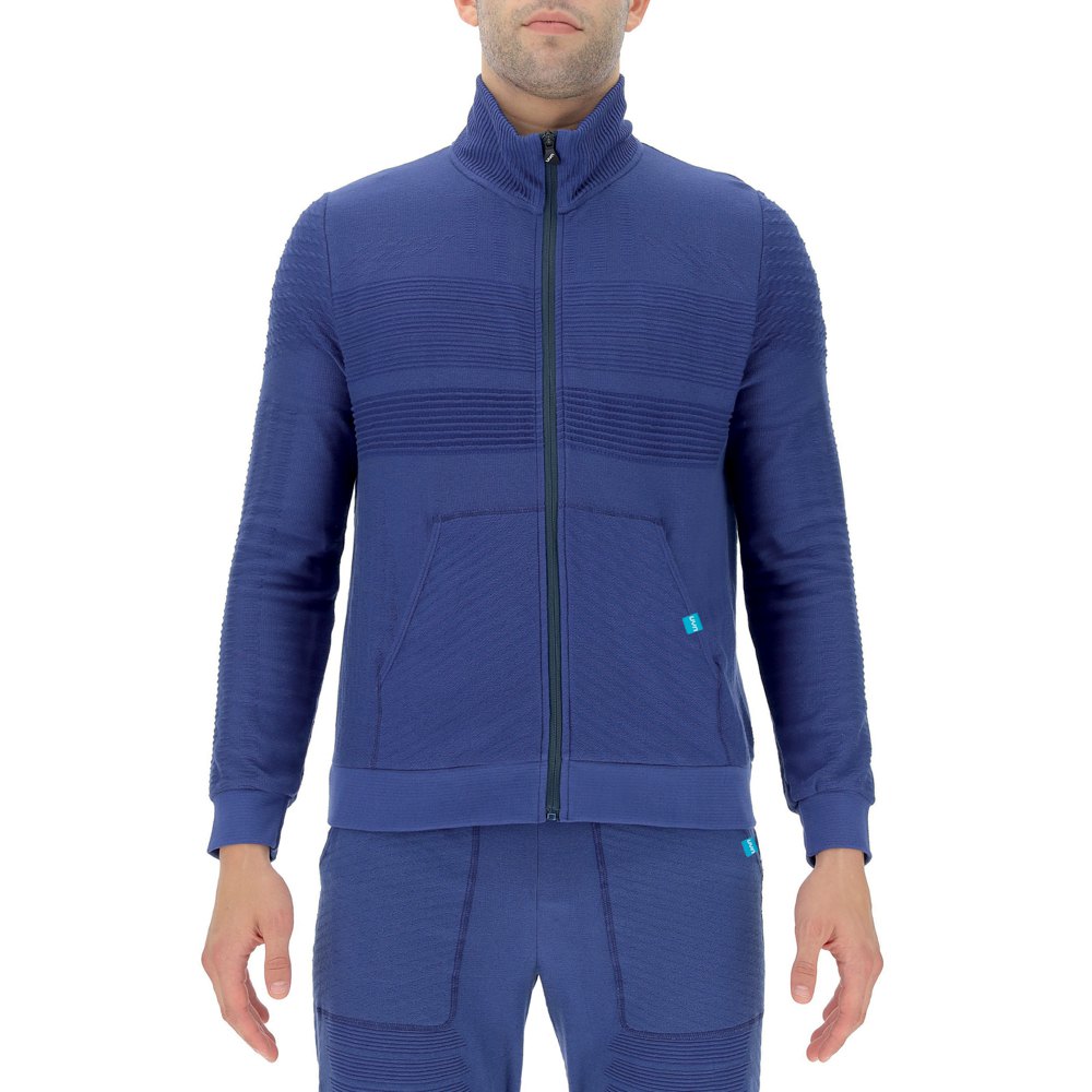 Толстовка UYN Natural Training Full Zip, синий