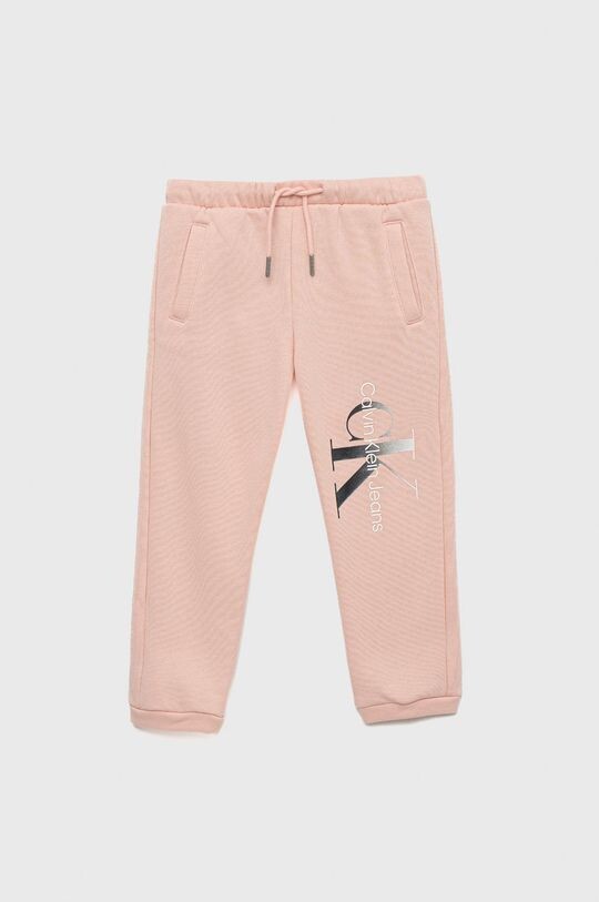 

Детские спортивные брюки Calvin Klein Jeans, розовый