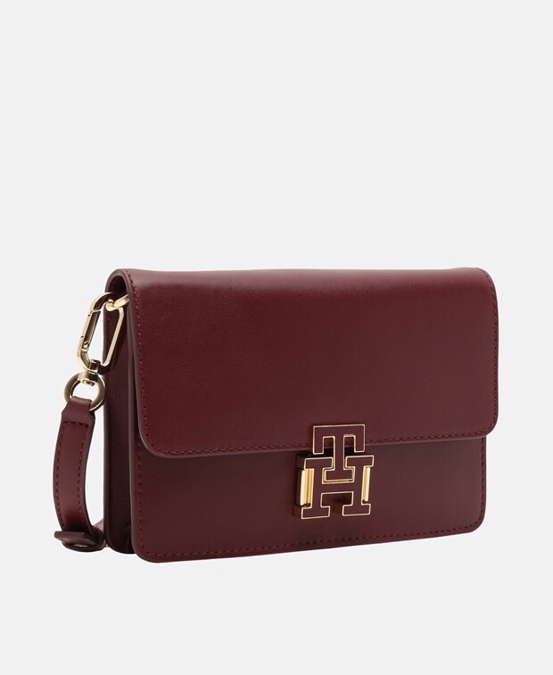 

Кожаная сумка через плечо Tommy Hilfiger, красный
