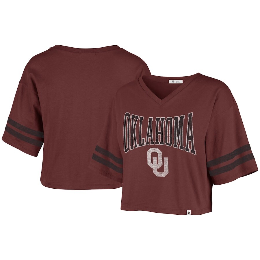 

Футболка с коротким рукавом 47 Oklahoma Sooners, малиновый