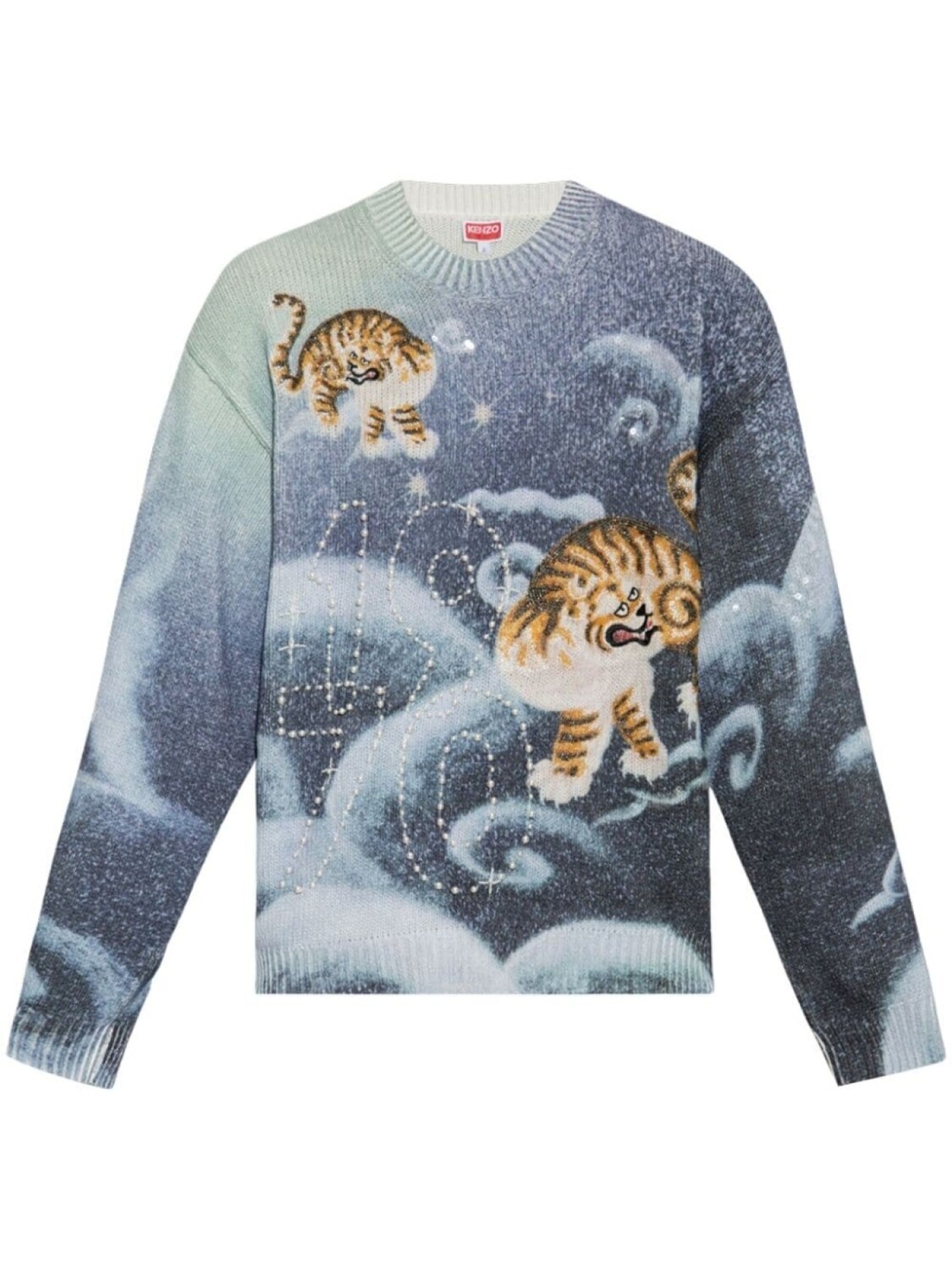 

Kenzo джемпер Cloud Tiger, синий