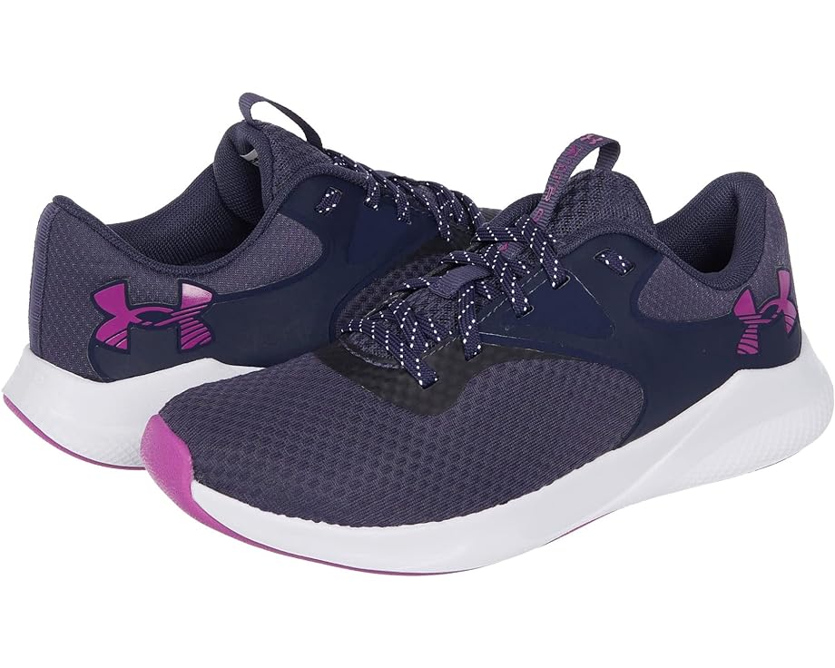 

Кроссовки Under Armour Charged Aurora 2, цвет Tempered Steel/Midnight Navy/Strobe