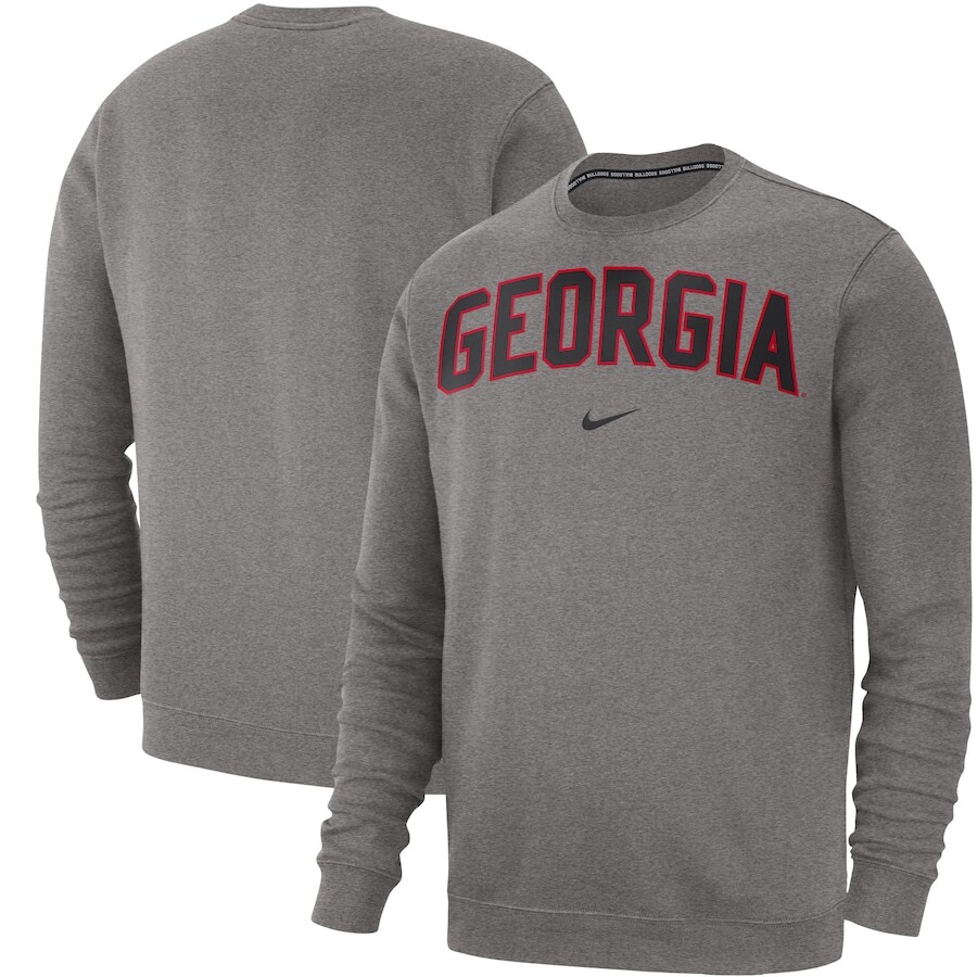 

Толстовка Nike Georgia Bulldogs, серый