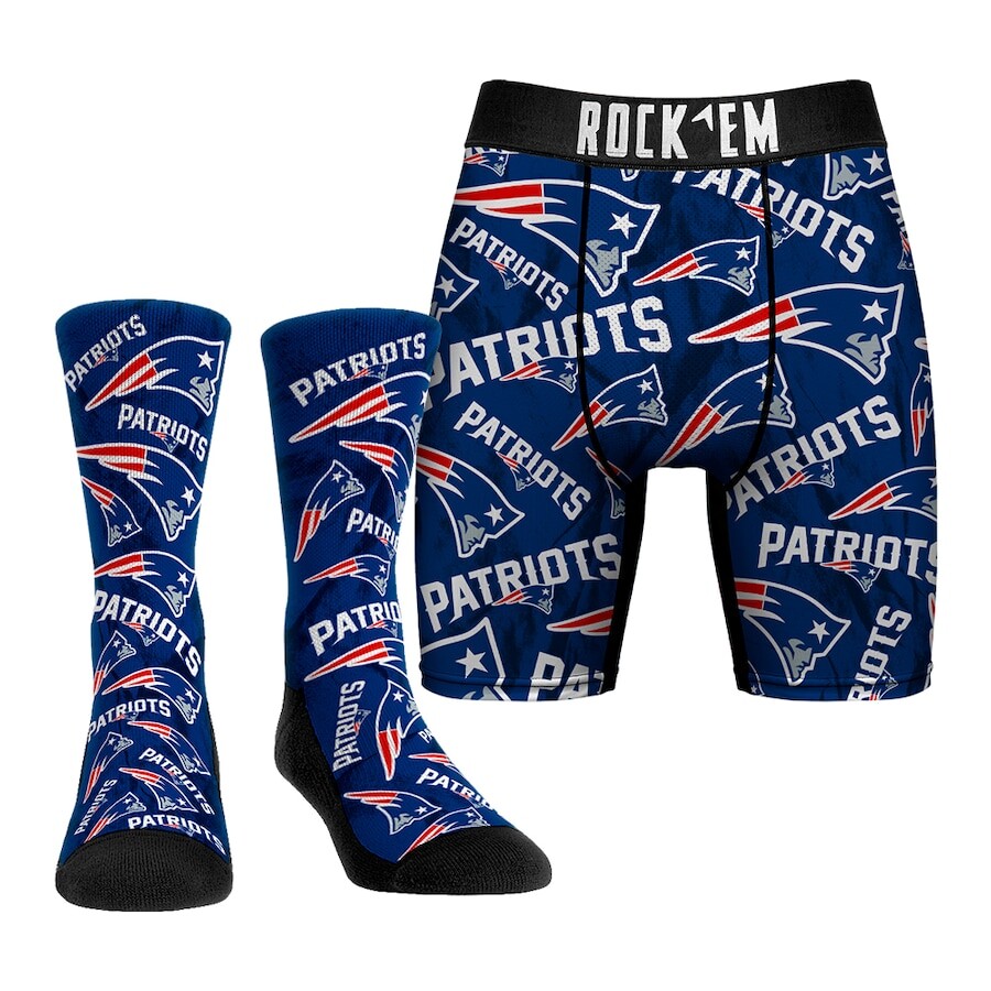 

Носки Rock Em Socks New England Patriots