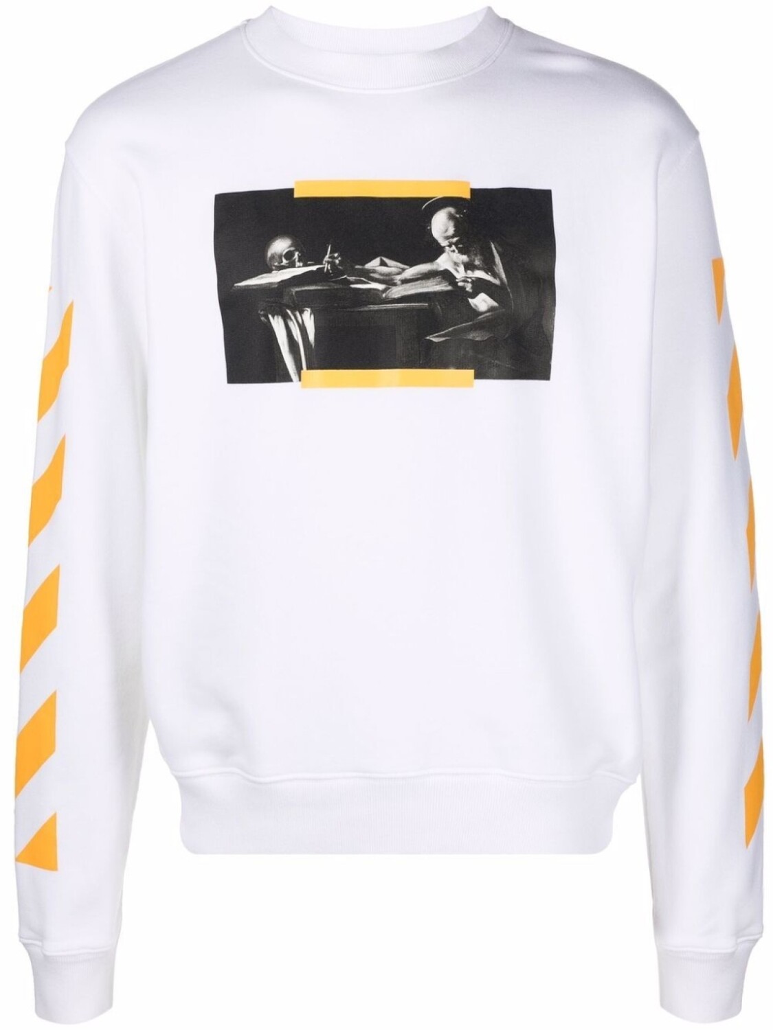 

Off-White топ с длинными рукавами и принтом, белый
