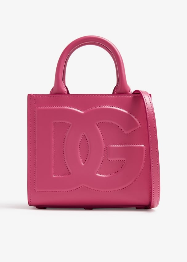 Сумка-шоппер Dolce&Gabbana DG Daily Mini, розовый фото
