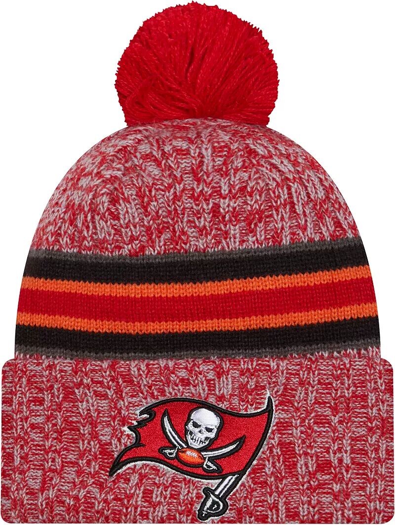

Мужская красная спортивная вязаная шапка New Era Tampa Bay Buccaneers 2023 Sideline