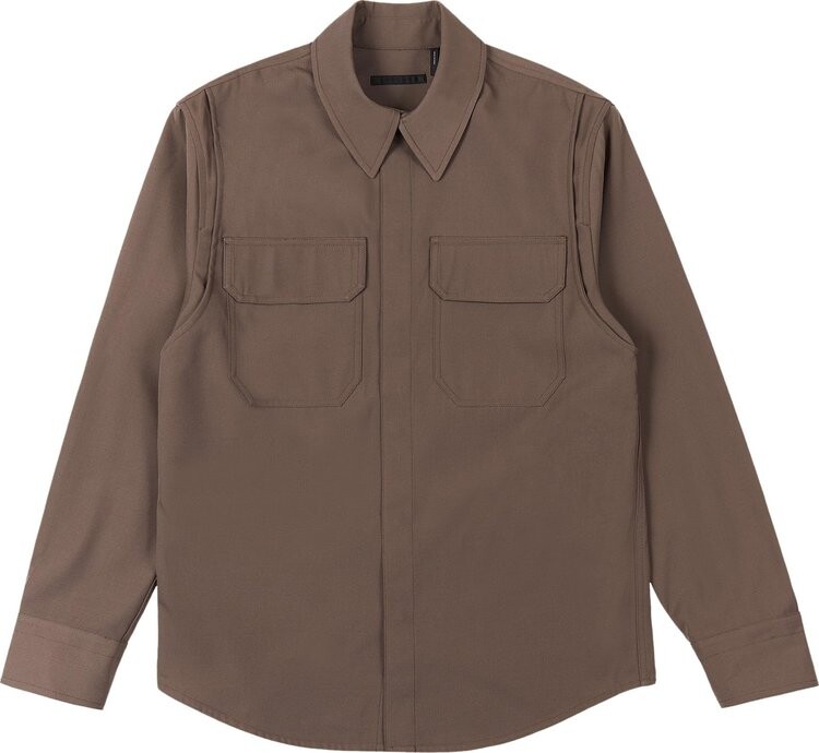 

Рубашка Helmut Lang Military 'Cobblestone', коричневый