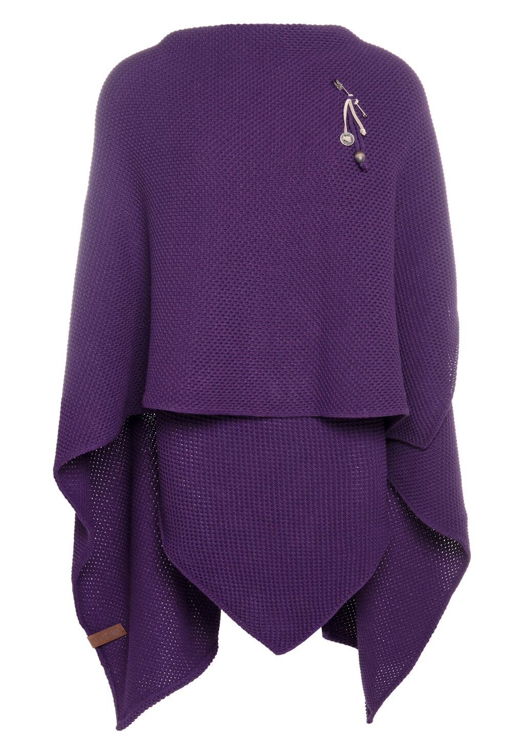 

Пончо JAZZ Knit Factory, темно-фиолетовый