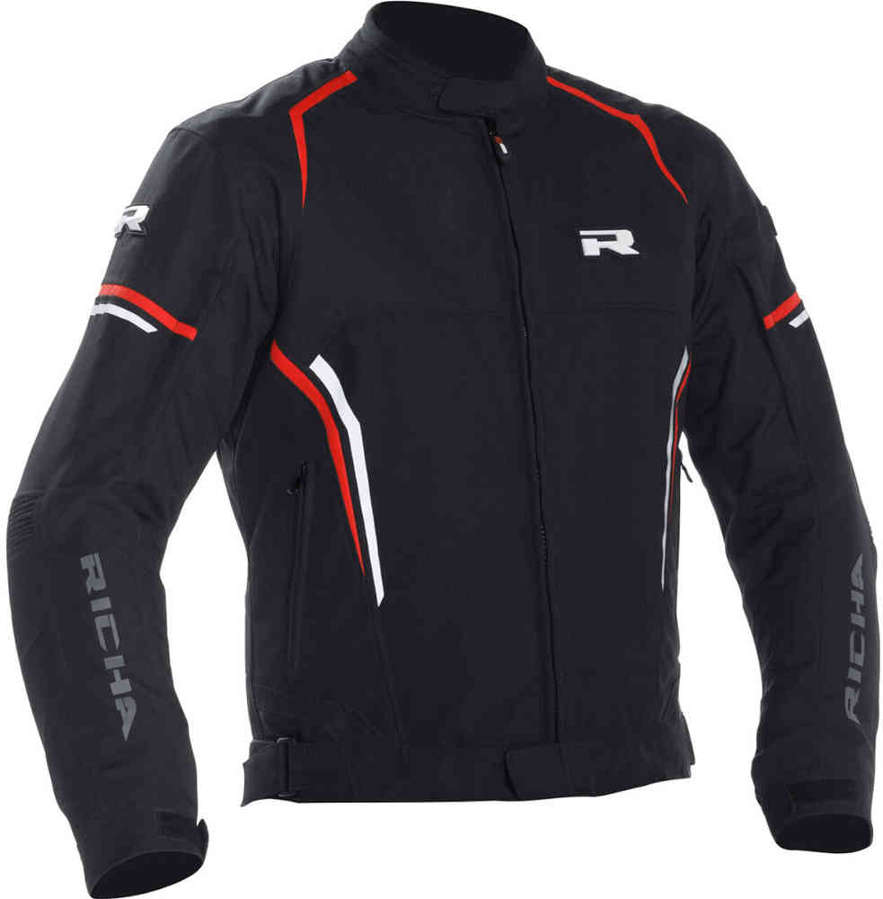 Водонепроницаемая мотоциклетная текстильная куртка Gotham 2 Richa, черный/красный/белый gotham jkt