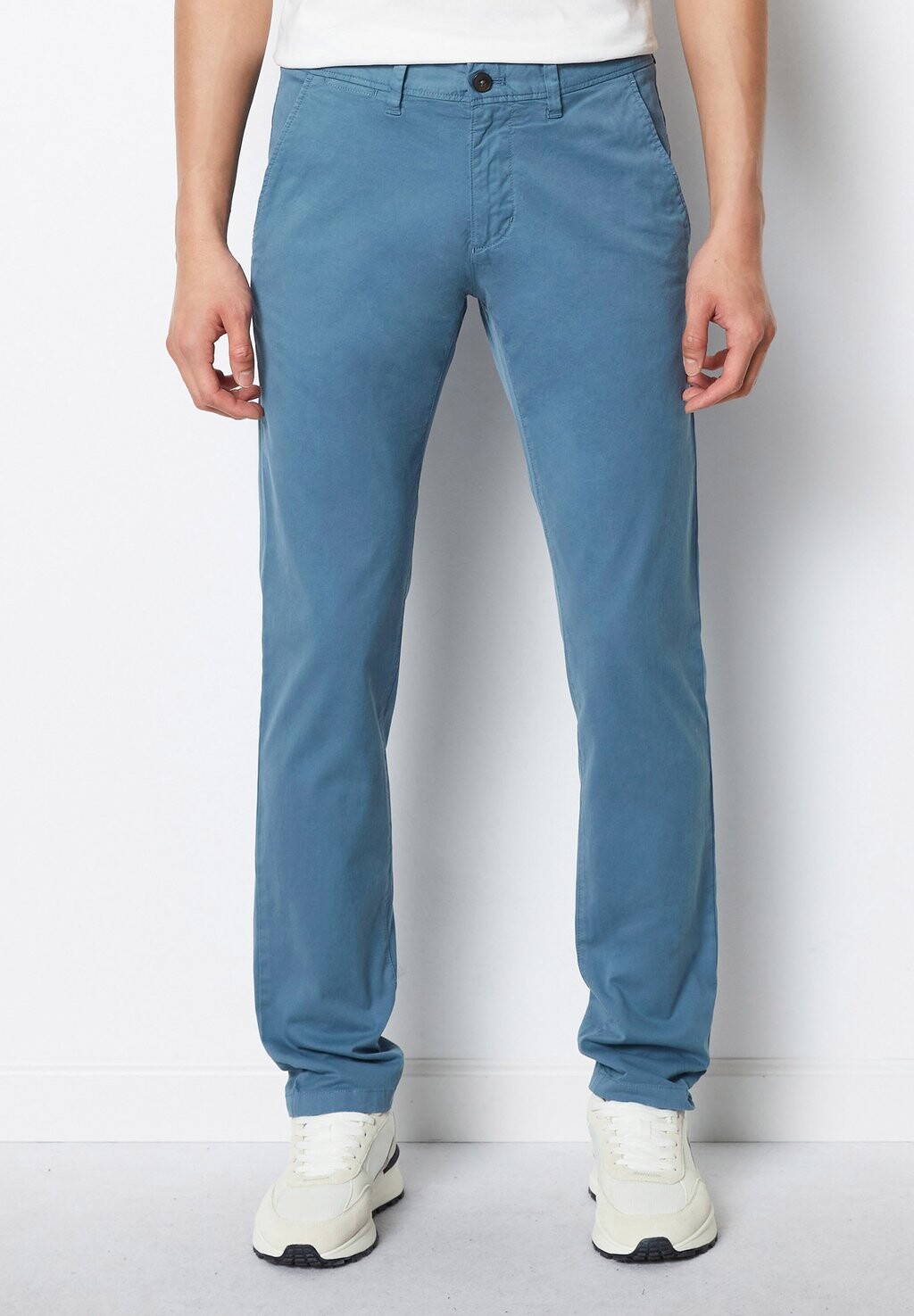 

Брюки чинос MODELL STIG SHAPED AUS BIO-MIX Marc O'Polo, цвет wedgewood