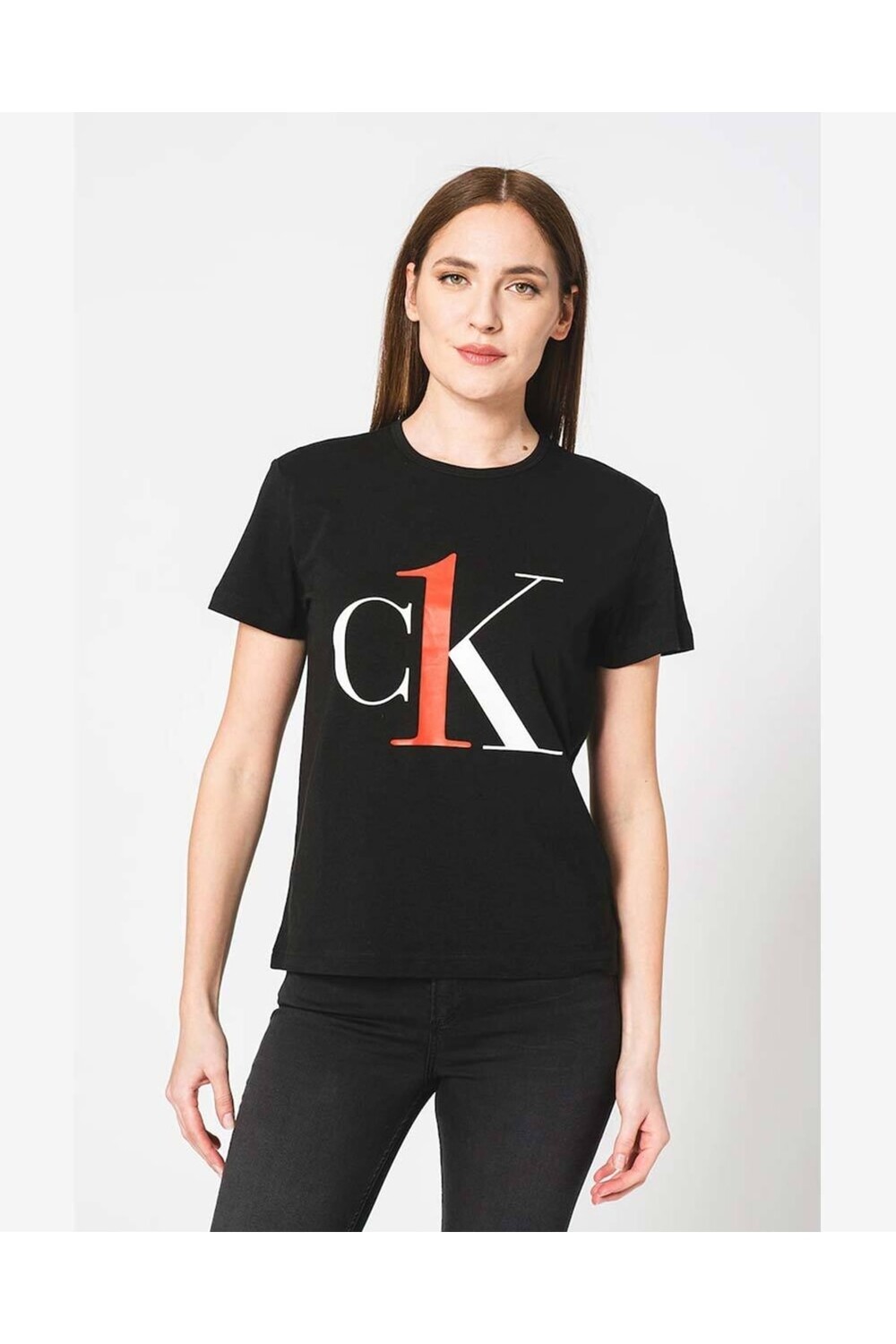 

Футболка Женская/Девочка черная Calvin Klein, черный