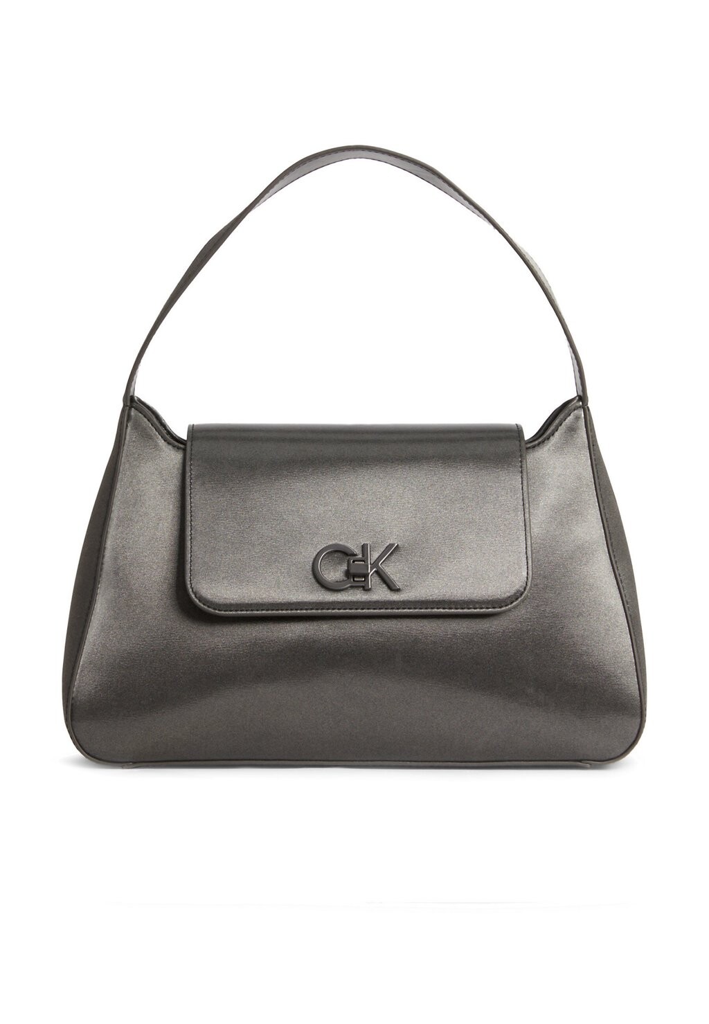

Сумка Calvin Klein RE-LOCK MD-GUNMETAL, цвет gunmetal