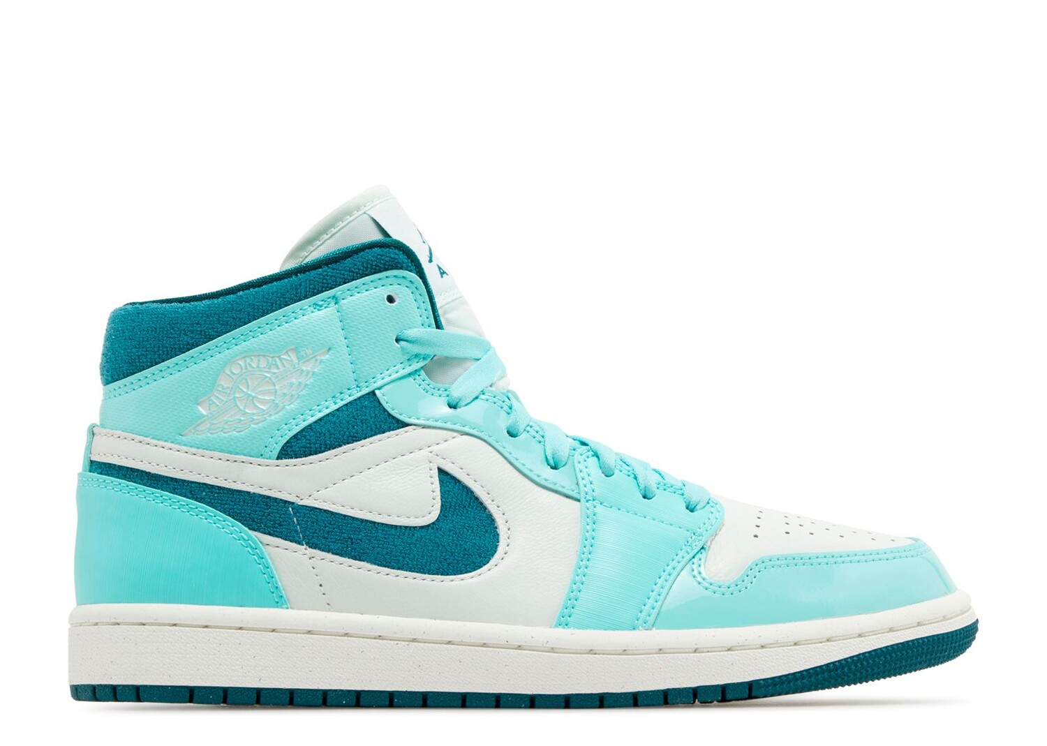 

Кроссовки Air Jordan Wmns Air Jordan 1 Mid Se 'Bleached Turquoise', синий