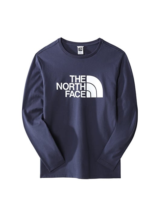 

Темно-синяя мужская футболка с круглым вырезом The North Face, Синий