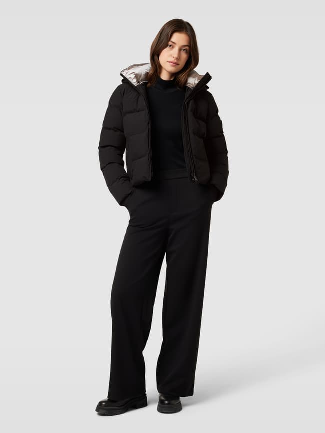 Функциональная куртка с капюшоном, модель GOLDMINE SHORT 565 Wellensteyn, черный стеганая куртка со съемным капюшоном модель goldmine wellensteyn черный