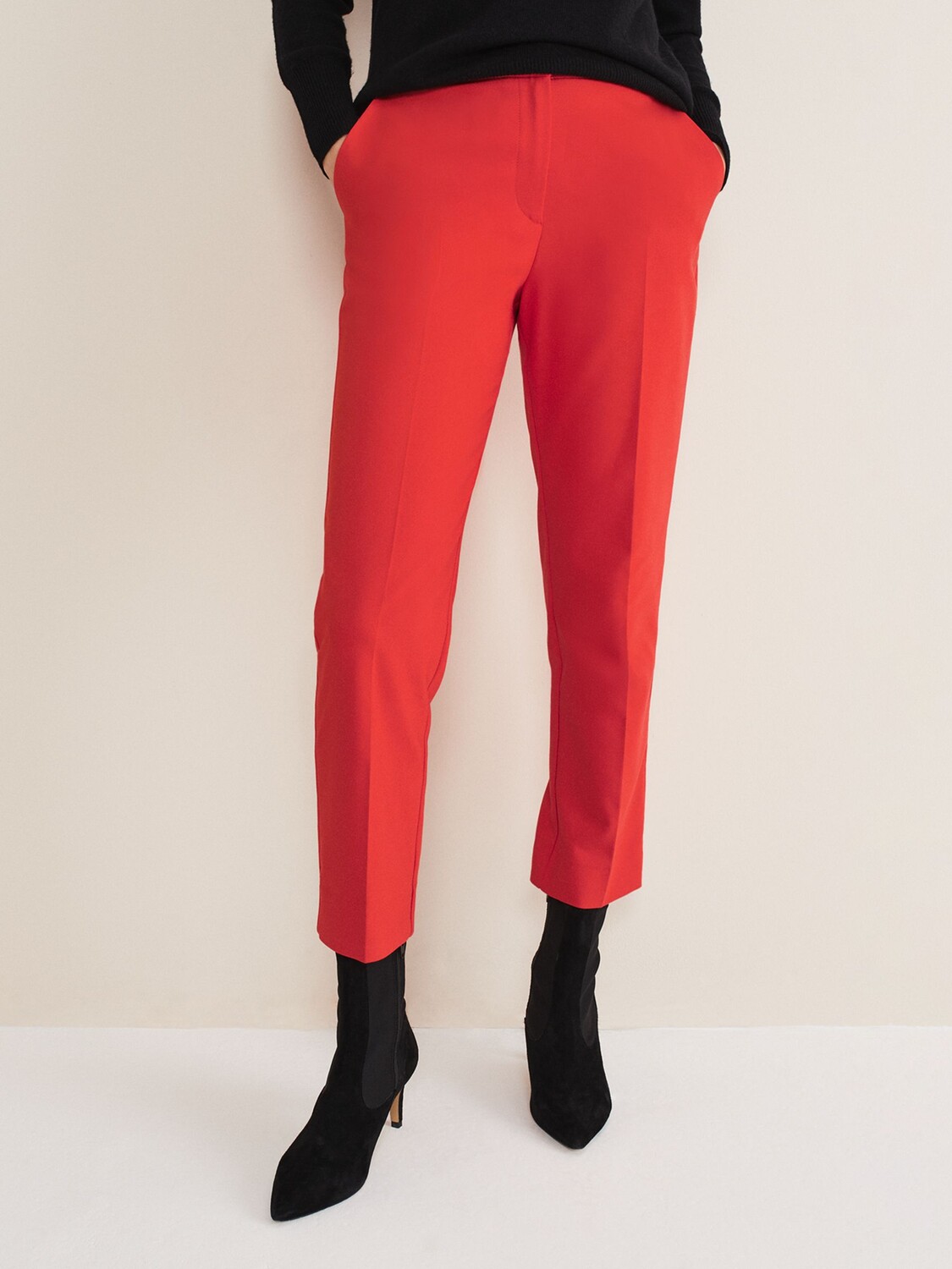 

Брюки Phase Eight Ulrica до щиколотки, красные, Красный