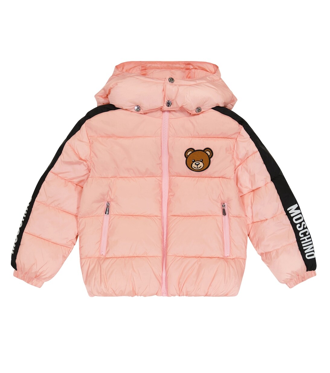 

Пуховик с аппликацией Moschino, разноцветный