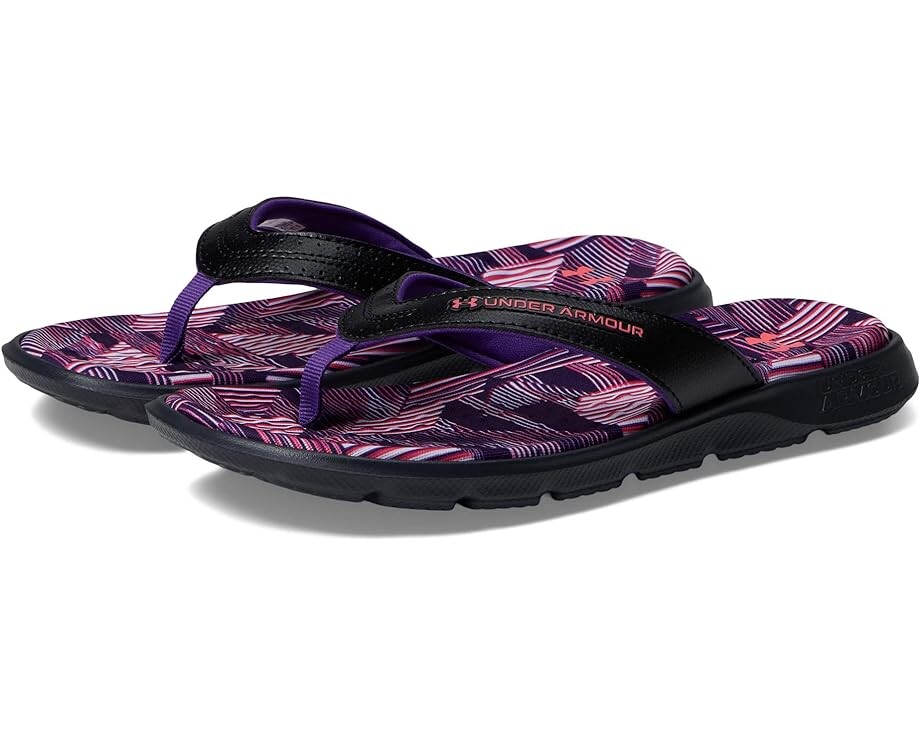 

Сандалии Under Armour Ignite Marbella, цвет Black/White/Pink Shock
