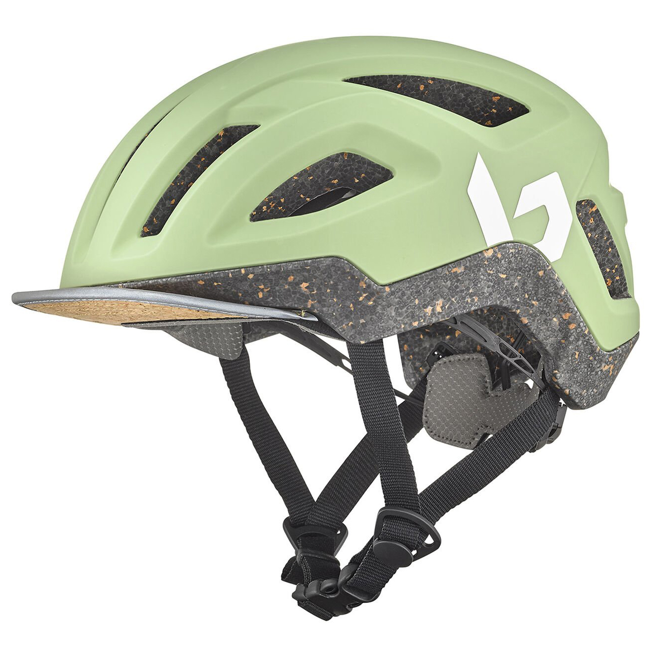 Велосипедный шлем Bollé Eco React, цвет Matcha Matte рога для шлема водонепроницаемый двусторонний клейкий резиновый симпатичный шлем дьявольские рога для шлема