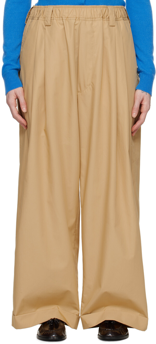 

Бежевые брюки на кулиске Meryll Rogge, цвет Beige