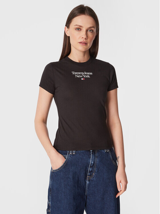 

Футболка стандартного кроя Tommy Jeans, черный