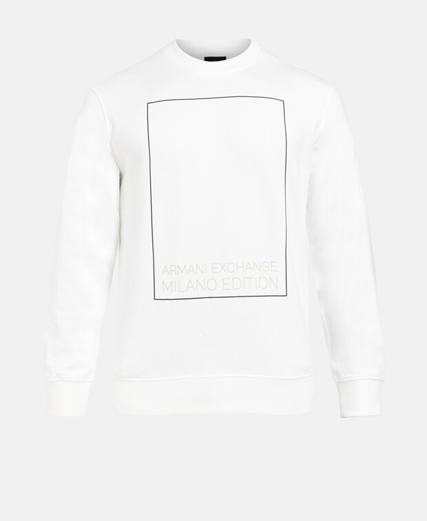 

Толстовка Armani Exchange, цвет Wool White