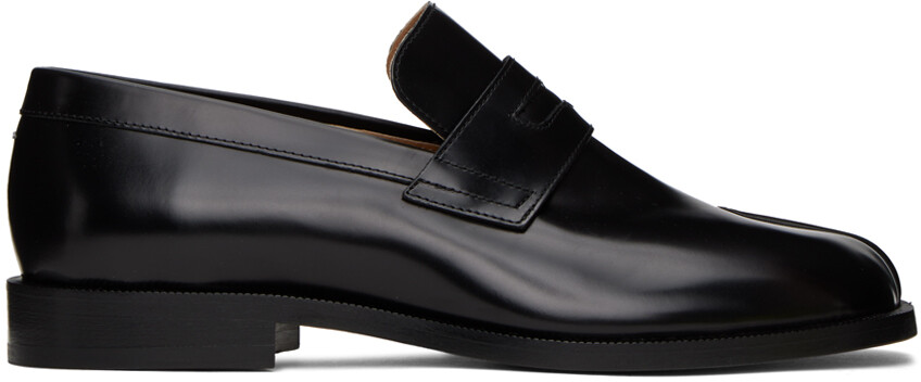 

Черные лоферы-таби Maison Margiela, цвет Black