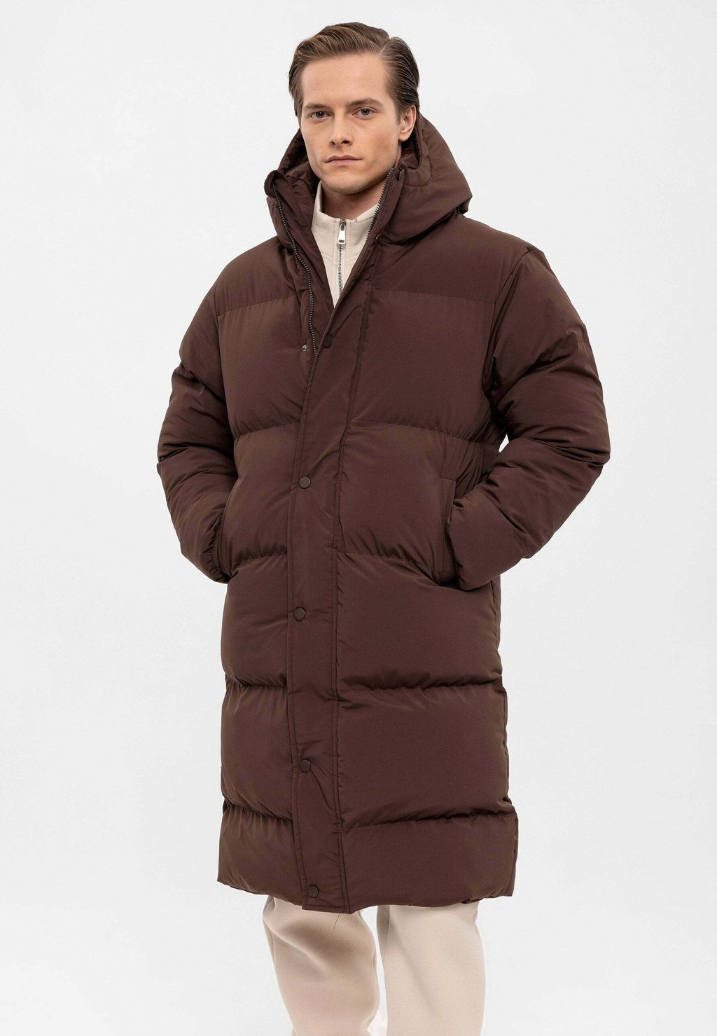 Зимнее пальто PUFFER Antioch, цвет brown зимнее пальто bigholm puffer derbe цвет tibetan red check