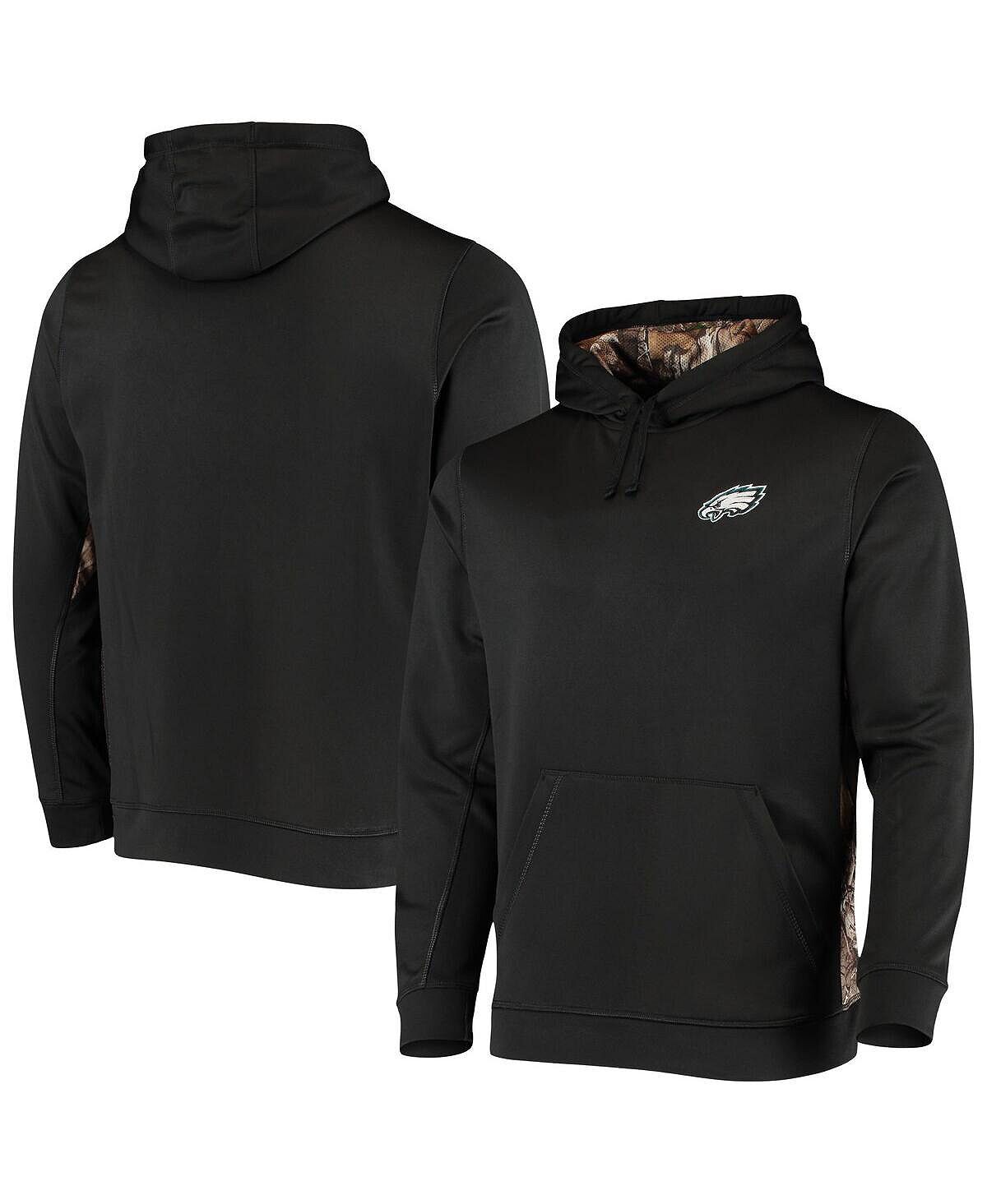 

Мужской черный пуловер с капюшоном Realtree Camo Philadelphia Eagles Logo Ranger Dunbrooke