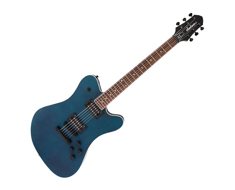 Электрогитара Jackson X Series Sig. Mark Morton Dominion DX2FM - Satin Trans Blue w/ Laurel FB