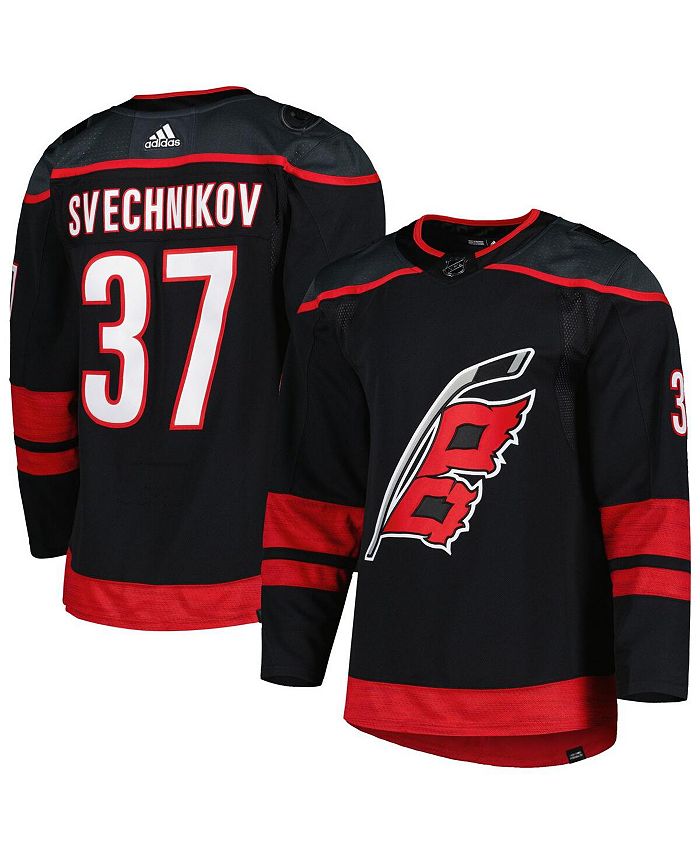 

Мужская футболка черного цвета Carolina Hurricanes Primegreen Authentic Pro Alternate Player Андрея Свечникова adidas, черный