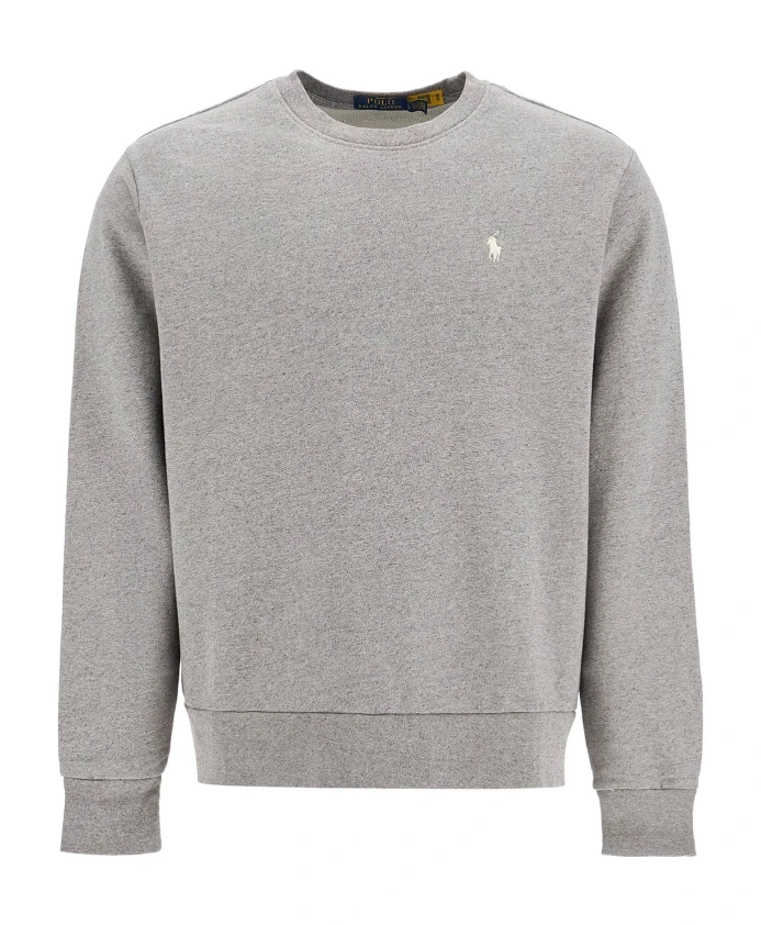 

Толстовка с круглым вырезом и культовым логотипом Polo Ralph Lauren, серый