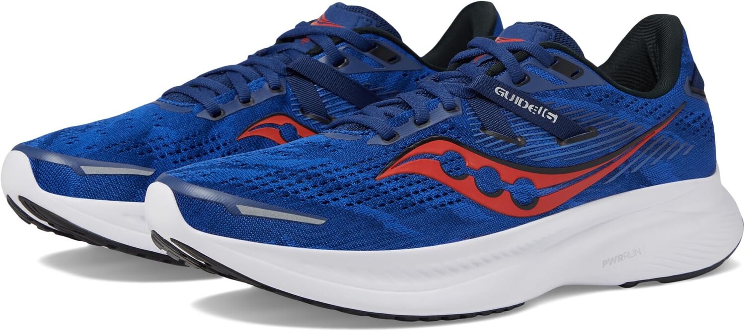 цена Кроссовки Guide 16 Saucony, цвет Indigo/Black