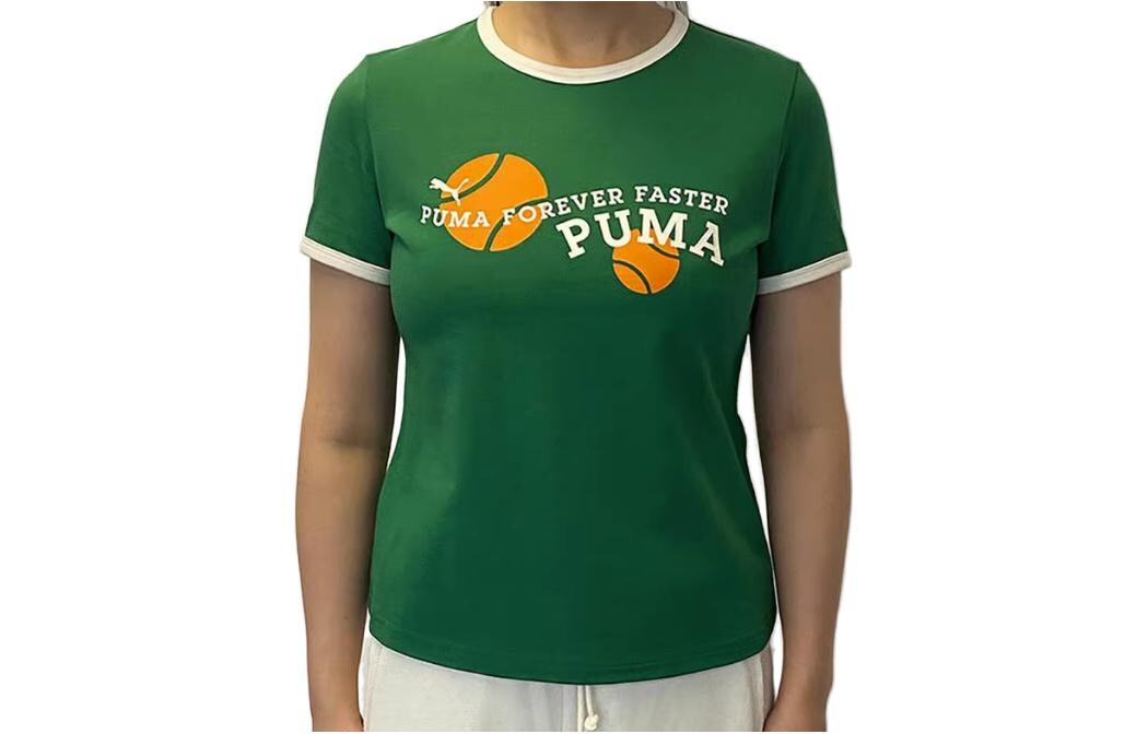 

Футболка женская зеленая Puma