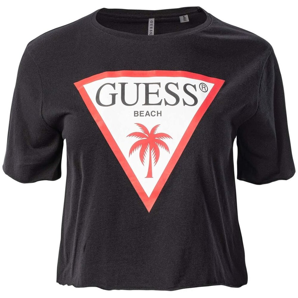 

Футболка Guess E02I01-JA914 Short Sleeve Round Neck, черный