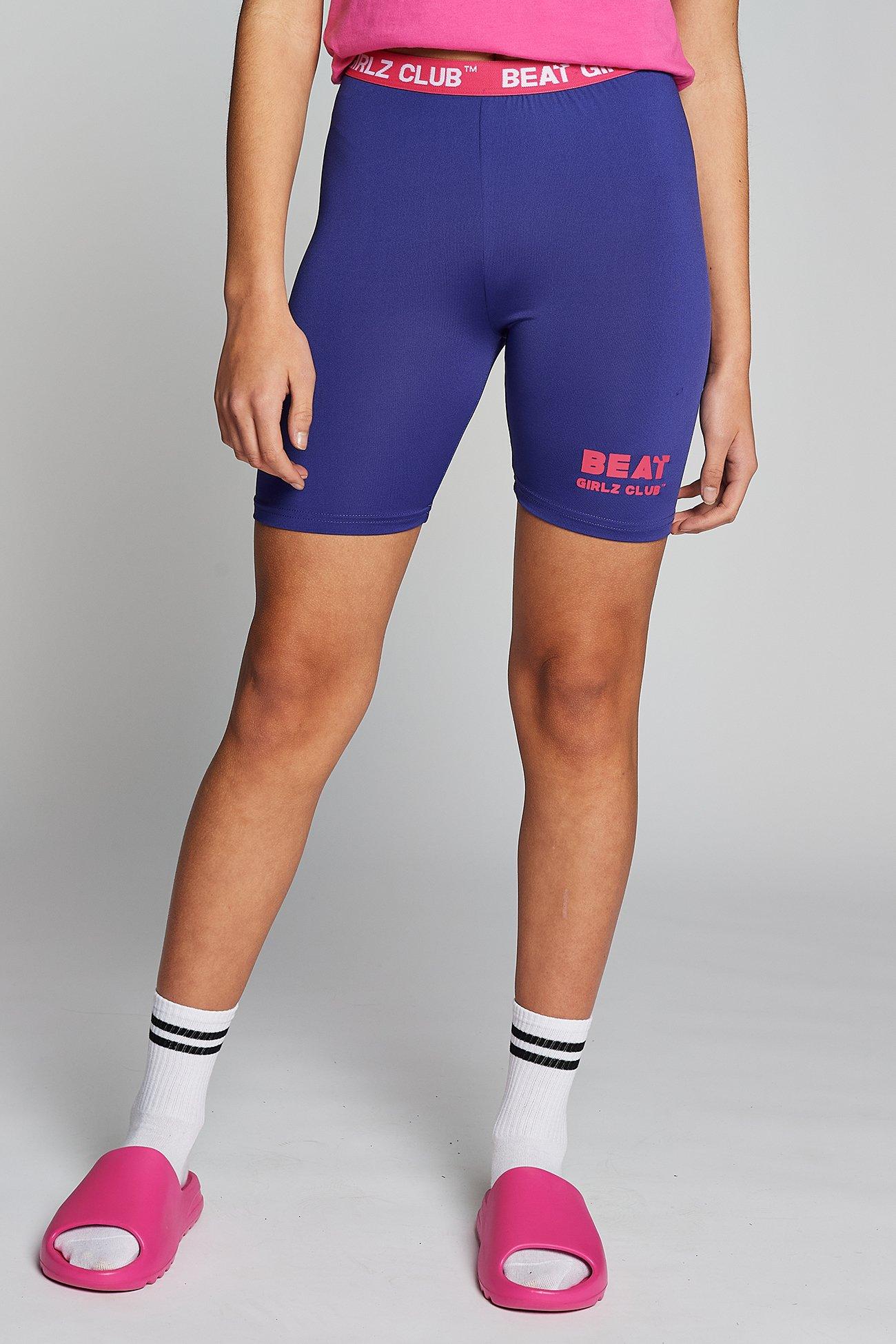 Велошорты с флип-шортами Beat Girlz Club, фиолетовый