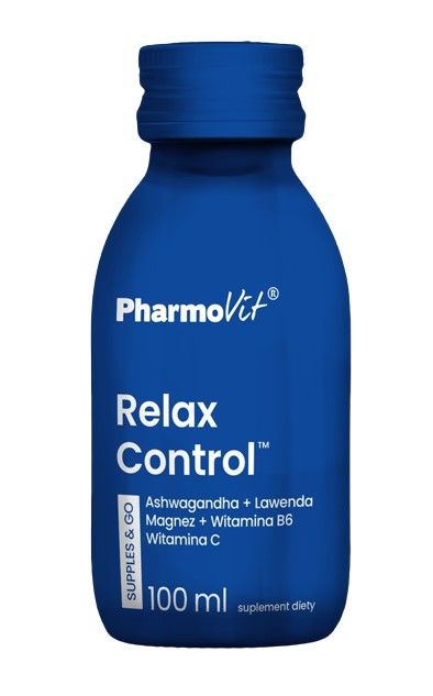 Препарат, поддерживающий нервную систему Pharmovit Supples & Go Relax Control, 100 мл