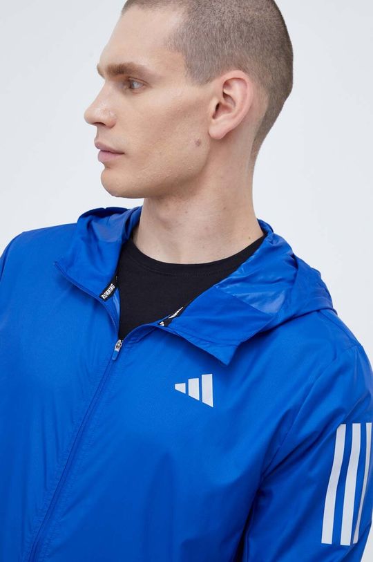 Собственная ветрозащитная куртка The Run adidas Performance, синий