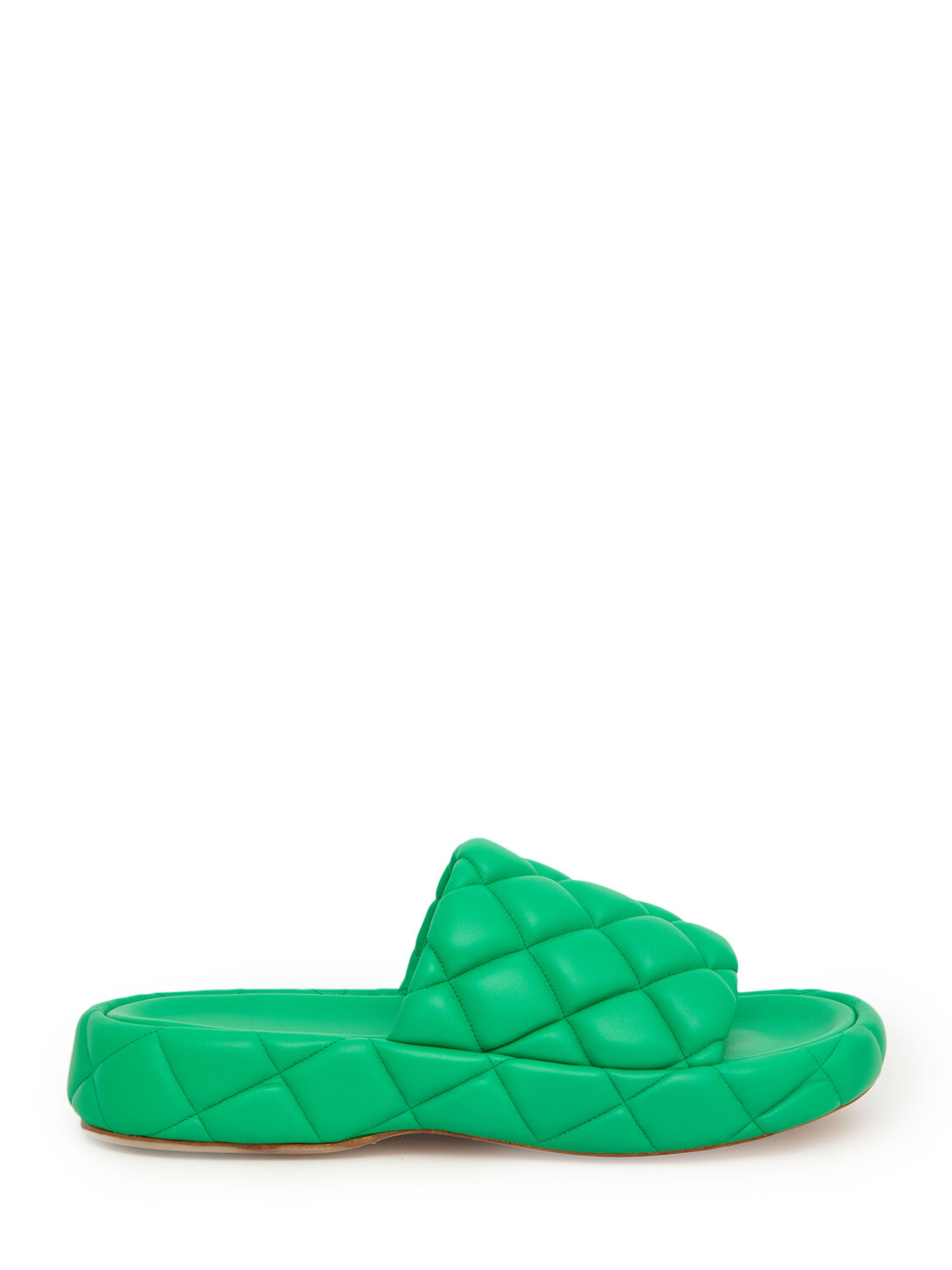 

Сандалии Bottega Veneta Padded green, зеленый