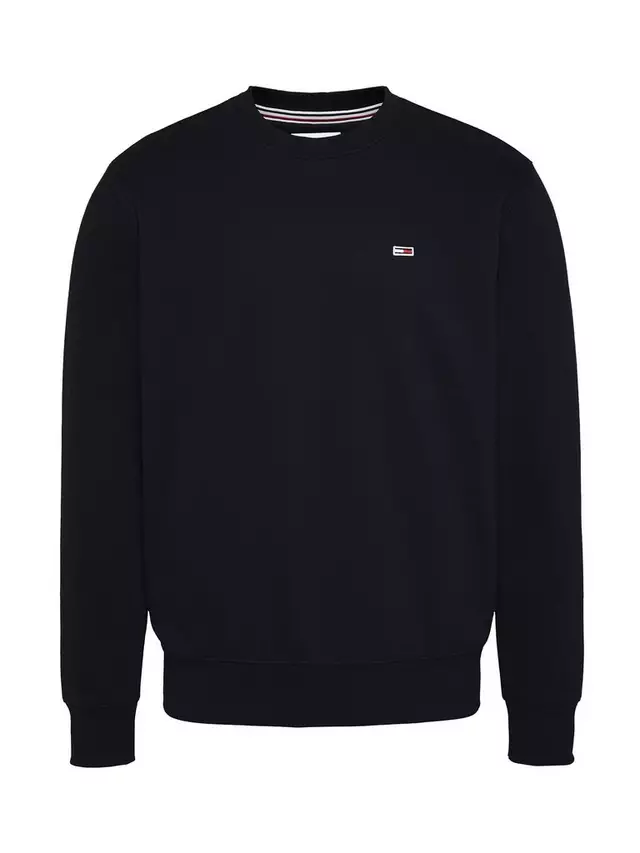 

Толстовка Tommy Hilfiger Tommy Jeans Fleece Crew Neck, черный