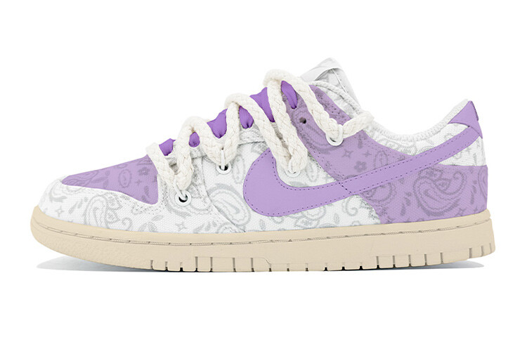 

Кроссовки для скейтбординга Dunk женские с низким верхом фиолетовые Nike