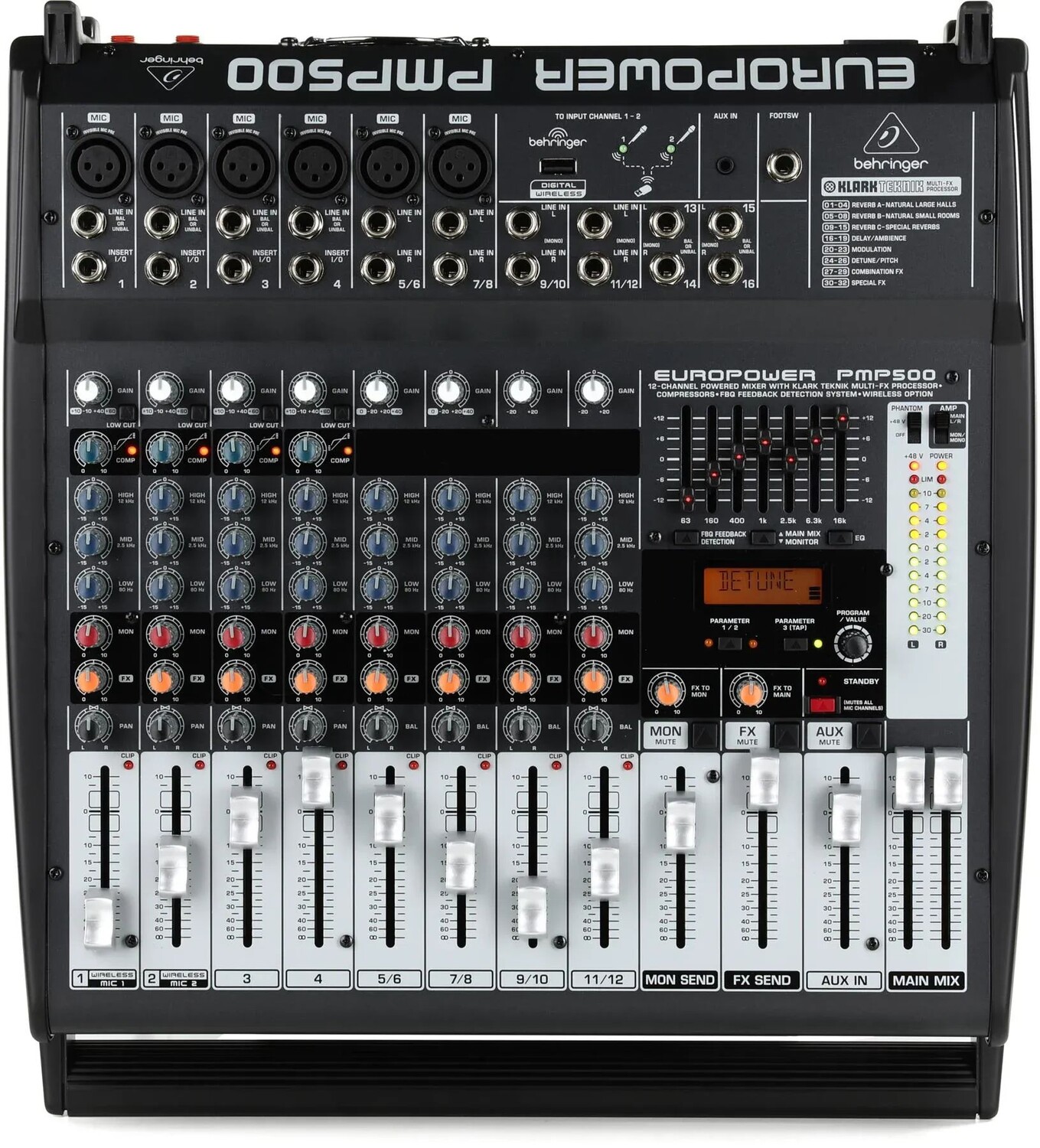 

Behringer Europower PMP500 12-канальный микшер мощностью 500 Вт