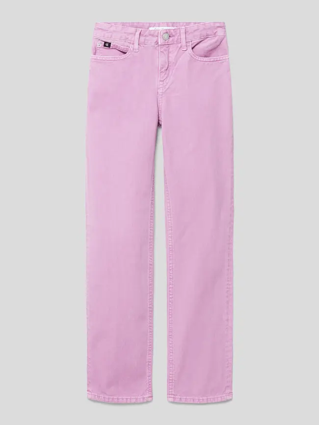 

Широкие джинсы из хлопка модель IRIS ORCHID Calvin Klein Jeans, сирень