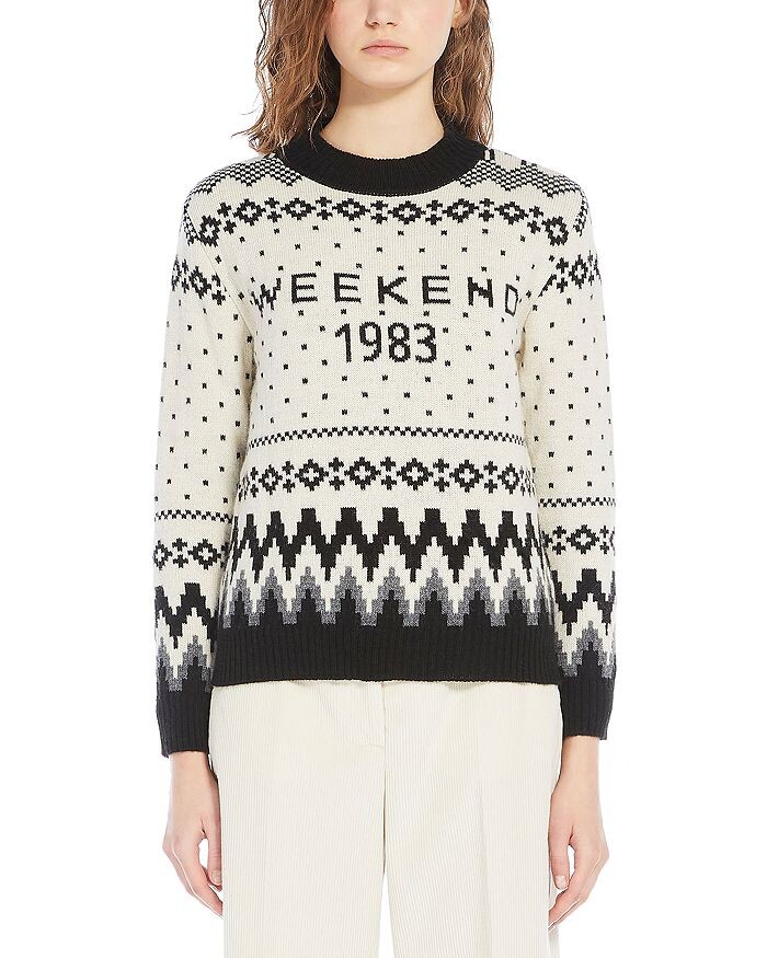 

Жаккардовый свитер Weekend Max Mara Paride, мультиколор