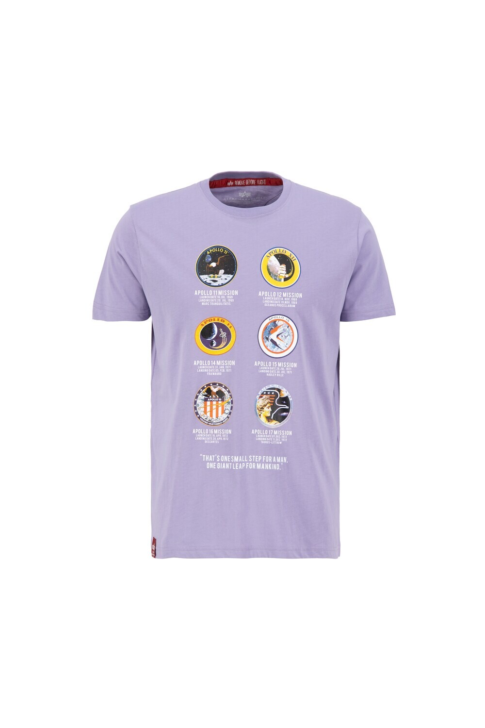 

Футболка Alpha Industries Apollo Mission, сирень