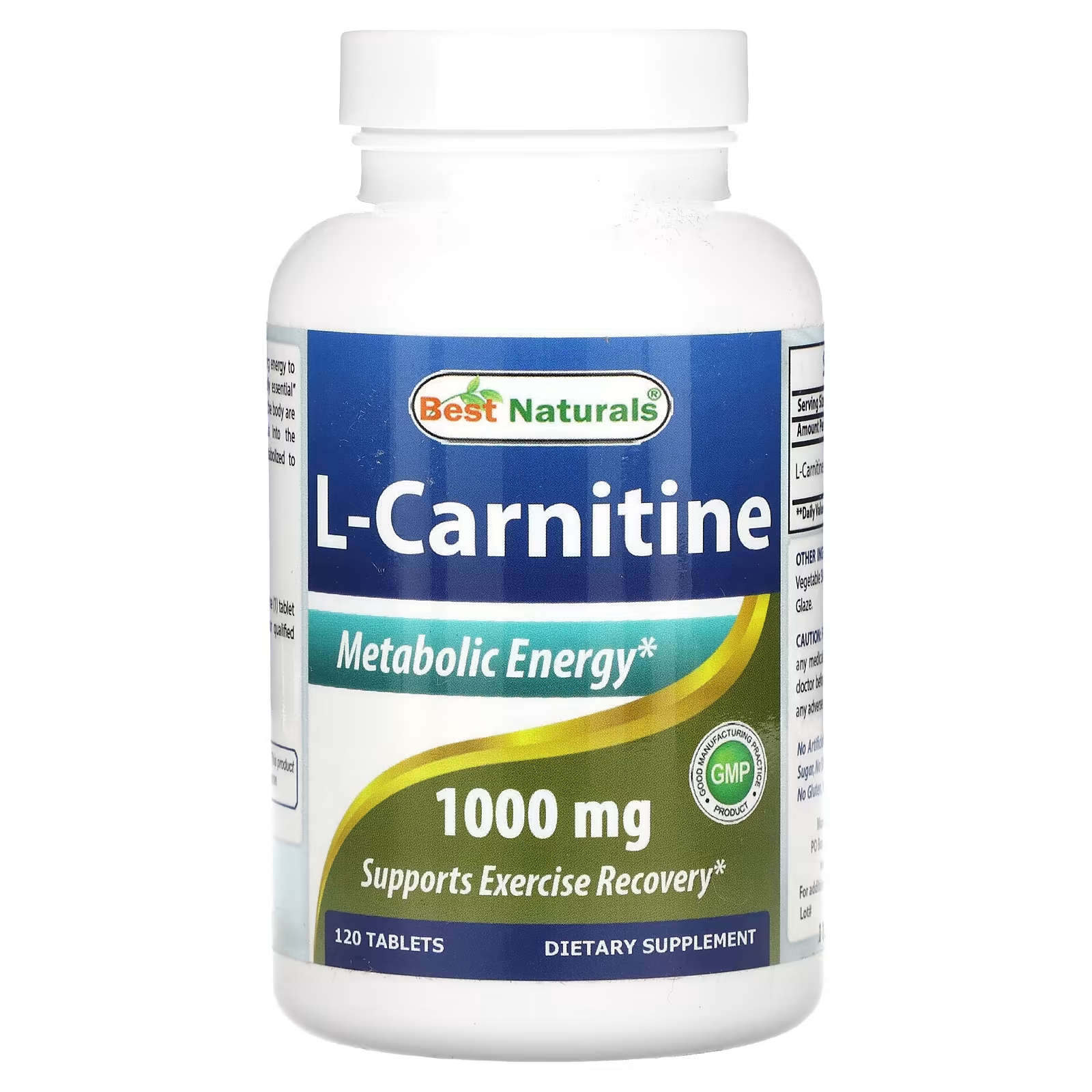 цена L-карнитин 1000 мг Best Naturals, 120 таблеток